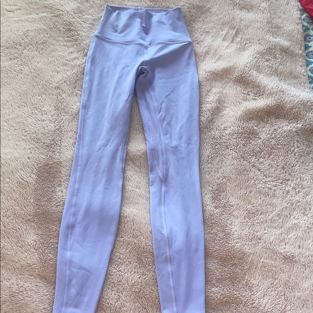 High-Waisted Lavender Leggings lululemon